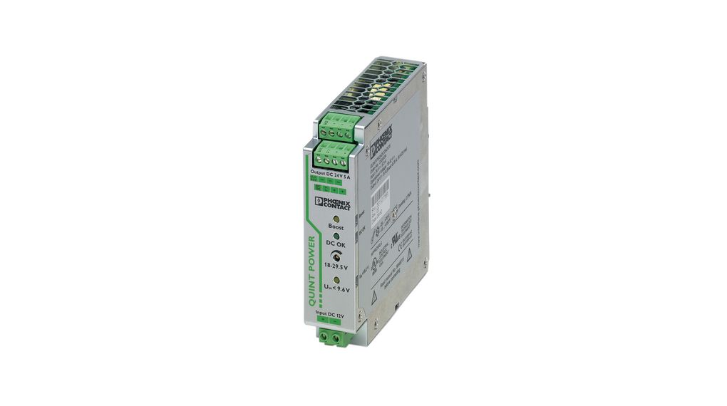 DC/DC-omvandlare, 9 ... 18V, 24V, 5A, 120W